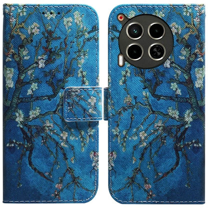 For TECNO Camon 30 4G / 30 5G Case Pattern Print Anti-Drop PU Leather Wallet Phone Cover