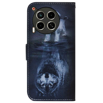 For TECNO Camon 30 4G / 30 5G Case Pattern Print Anti-Drop PU Leather Wallet Phone Cover