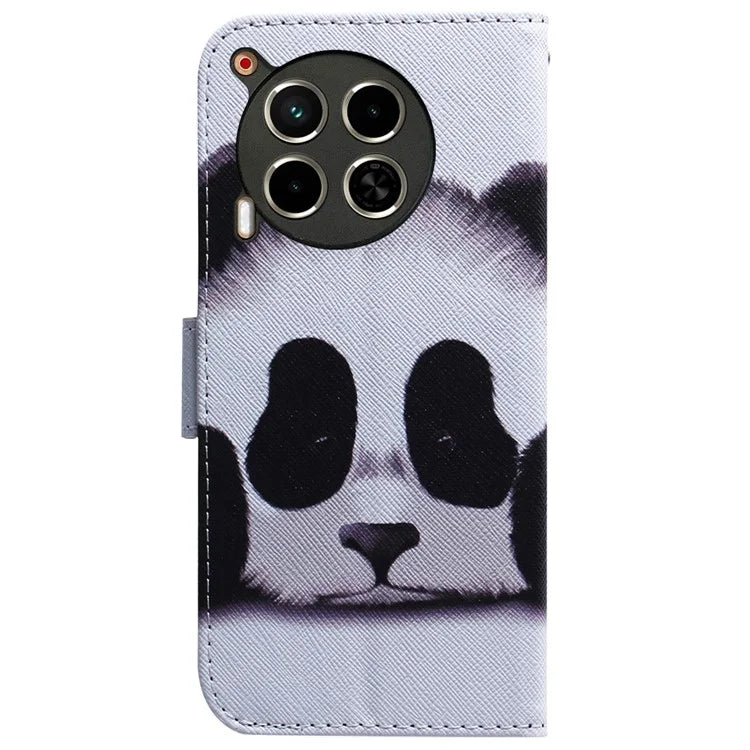 For TECNO Camon 30 4G / 30 5G Case Pattern Print Anti-Drop PU Leather Wallet Phone Cover