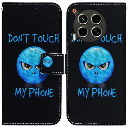 For TECNO Camon 30 4G / 30 5G Case Pattern Print Anti-Drop PU Leather Wallet Phone Cover