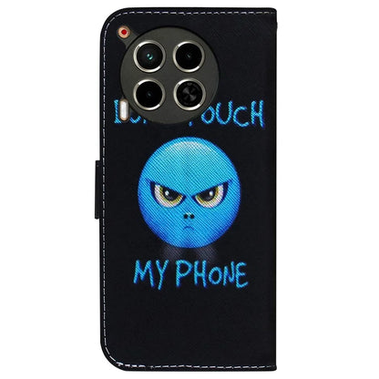 For TECNO Camon 30 4G / 30 5G Case Pattern Print Anti-Drop PU Leather Wallet Phone Cover