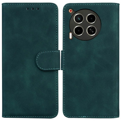For TECNO Camon 30 4G / 30 5G Wallet Phone Case Solid Color Leather Stand Phone Cover