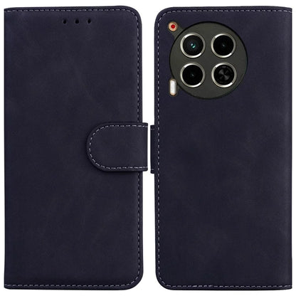 For TECNO Camon 30 4G / 30 5G Wallet Phone Case Solid Color Leather Stand Phone Cover