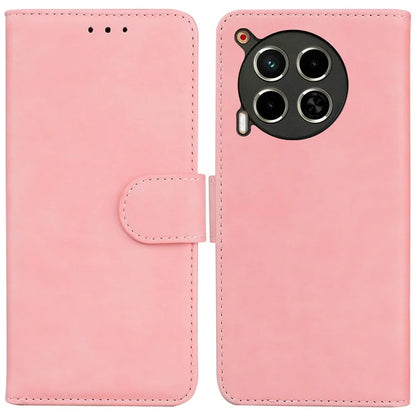 For TECNO Camon 30 4G / 30 5G Wallet Phone Case Solid Color Leather Stand Phone Cover