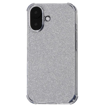 For iPhone 16 Case TPU Shock-Absorption Phone Cover with 4 Card Papers
