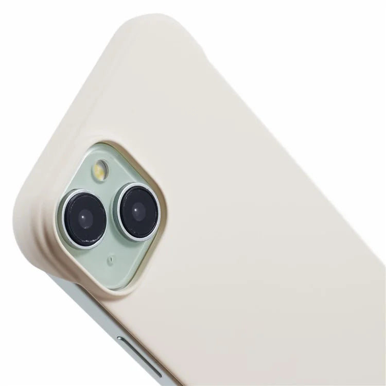 For iPhone 15 Frameless Case Minimalist Hard PC Phone Cover Skin-Touch