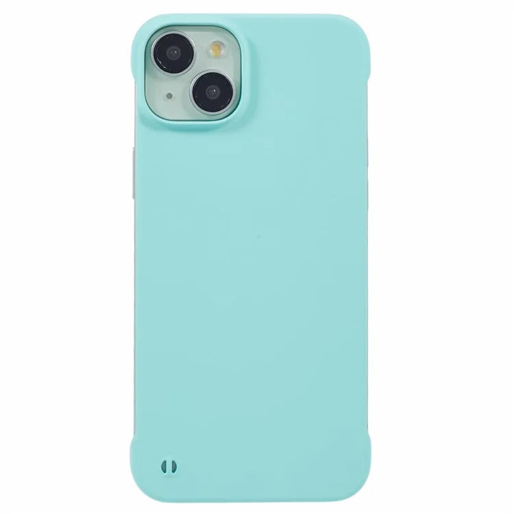 For iPhone 15 Frameless Case Minimalist Hard PC Phone Cover Skin-Touch
