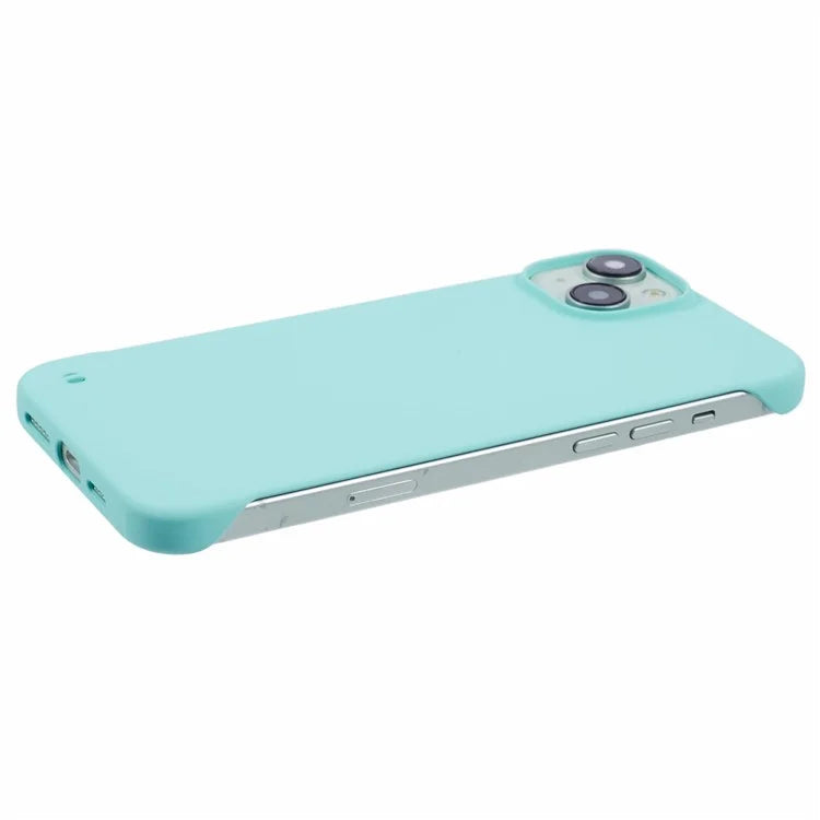 For iPhone 15 Frameless Case Minimalist Hard PC Phone Cover Skin-Touch