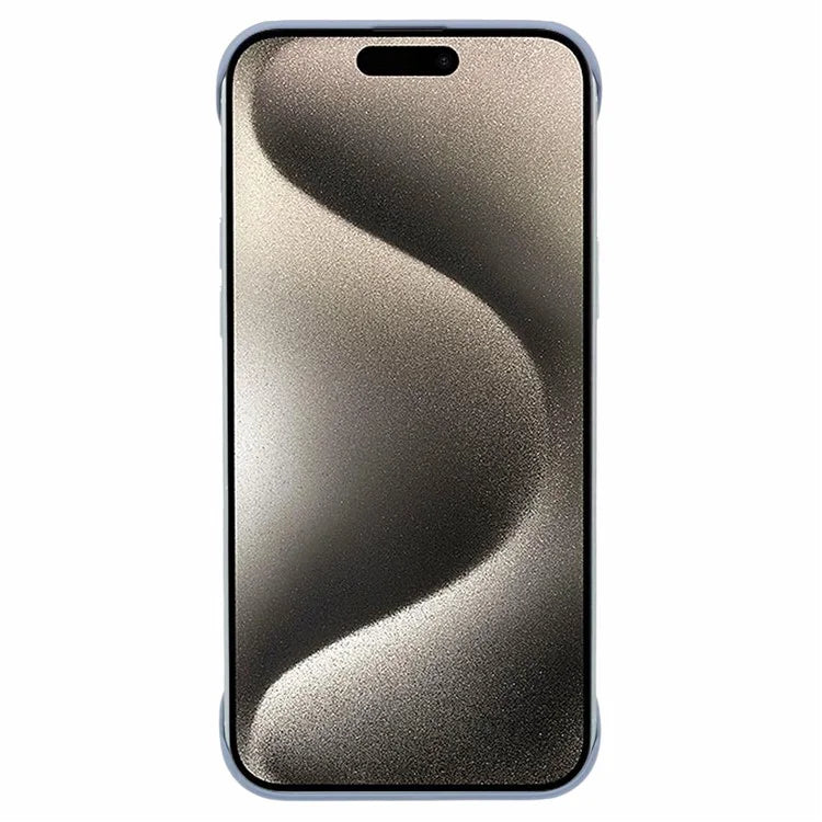 For iPhone 15 Frameless Case Minimalist Hard PC Phone Cover Skin-Touch