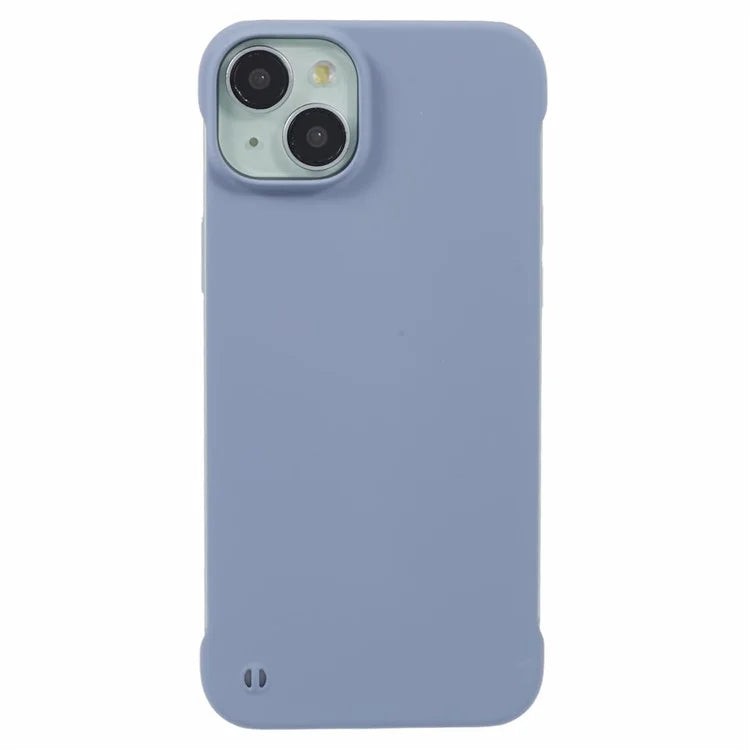 For iPhone 15 Frameless Case Minimalist Hard PC Phone Cover Skin-Touch