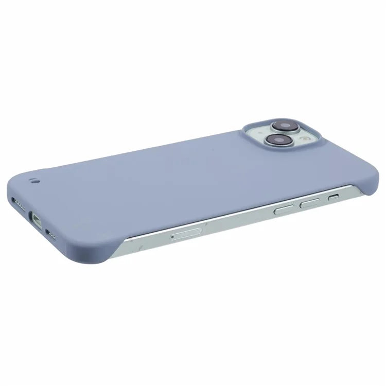 For iPhone 15 Frameless Case Minimalist Hard PC Phone Cover Skin-Touch