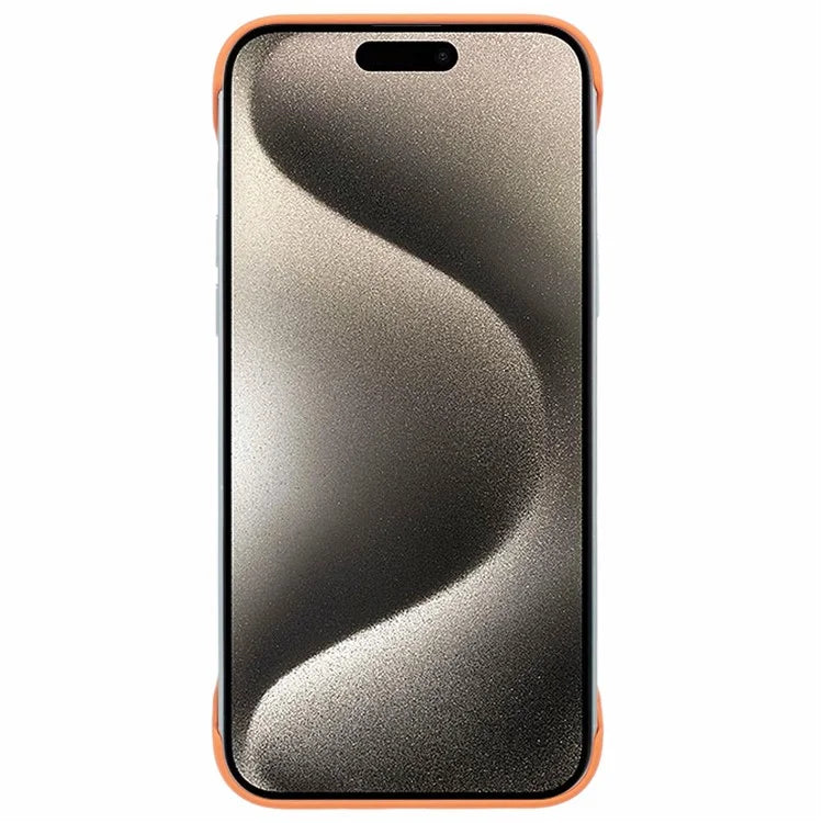 For iPhone 15 Plus Case Borderless Design PC Hard Phone Cover