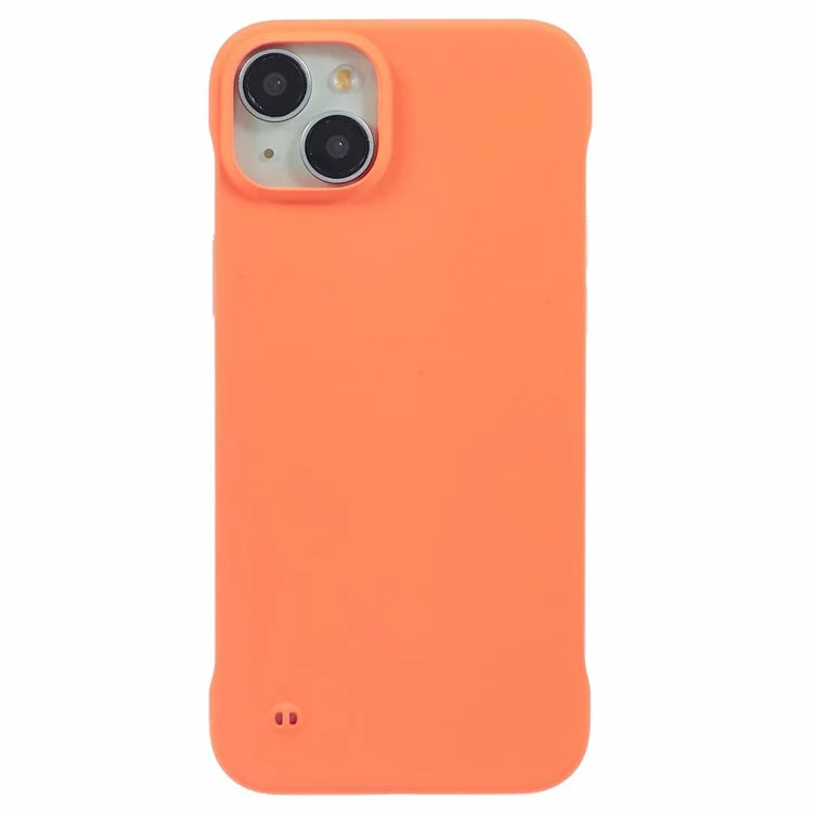 For iPhone 15 Plus Case Borderless Design PC Hard Phone Cover