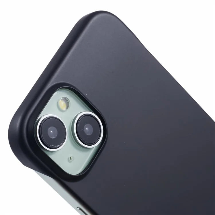 For iPhone 15 Plus Case Borderless Design PC Hard Phone Cover