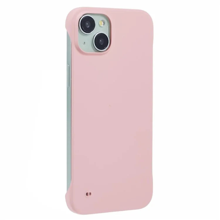 For iPhone 15 Plus Case Borderless Design PC Hard Phone Cover