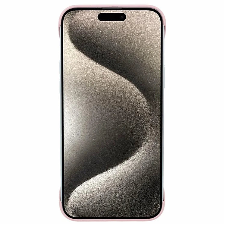 For iPhone 15 Plus Case Borderless Design PC Hard Phone Cover