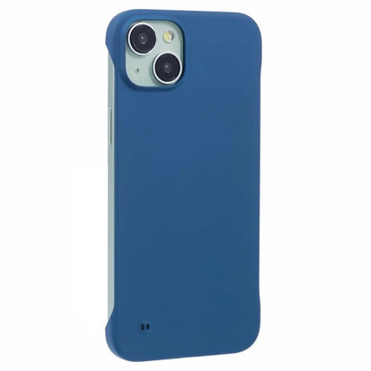 For iPhone 15 Plus Case Borderless Design PC Hard Phone Cover