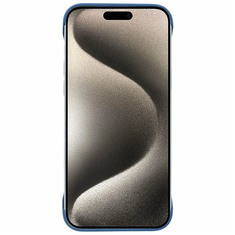 For iPhone 15 Plus Case Borderless Design PC Hard Phone Cover