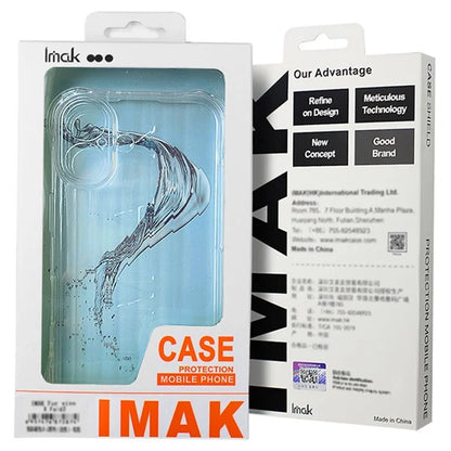IMAK For iPhone 16 Pro Max Case Airbag Corners PC+TPU Clear Phone Cover