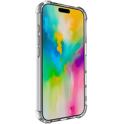 IMAK For iPhone 16 Pro Case Anti-Drop Transparent PC+TPU Phone Cover