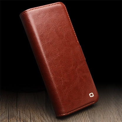 QIALINO For Huawei Pura 70 Ultra Wallet Case Genuine Cow Leather Flip Phone Cover
