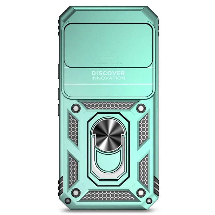 For Google Pixel 9 / 9 Pro Case Camera Protection PC+TPU Phone Cover with Kickstand