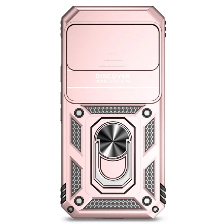 For Google Pixel 9 / 9 Pro Case Camera Protection PC+TPU Phone Cover with Kickstand