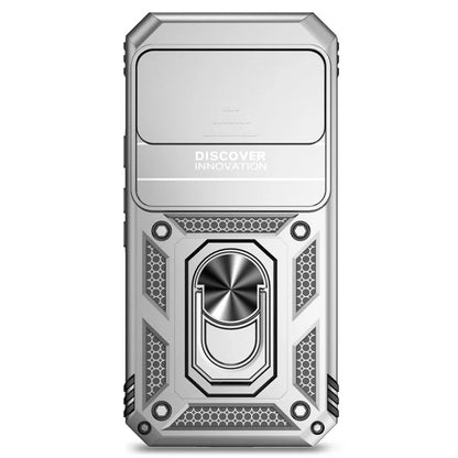 For Google Pixel 9 / 9 Pro Case Camera Protection PC+TPU Phone Cover with Kickstand