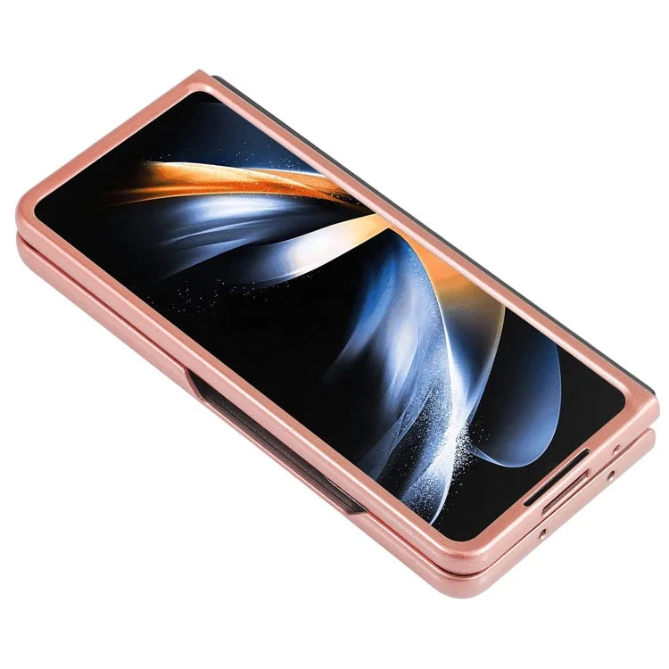 For Samsung Galaxy Z Fold6 5G Phone Case Glitter Electroplated TPU Frame PC Back Cover