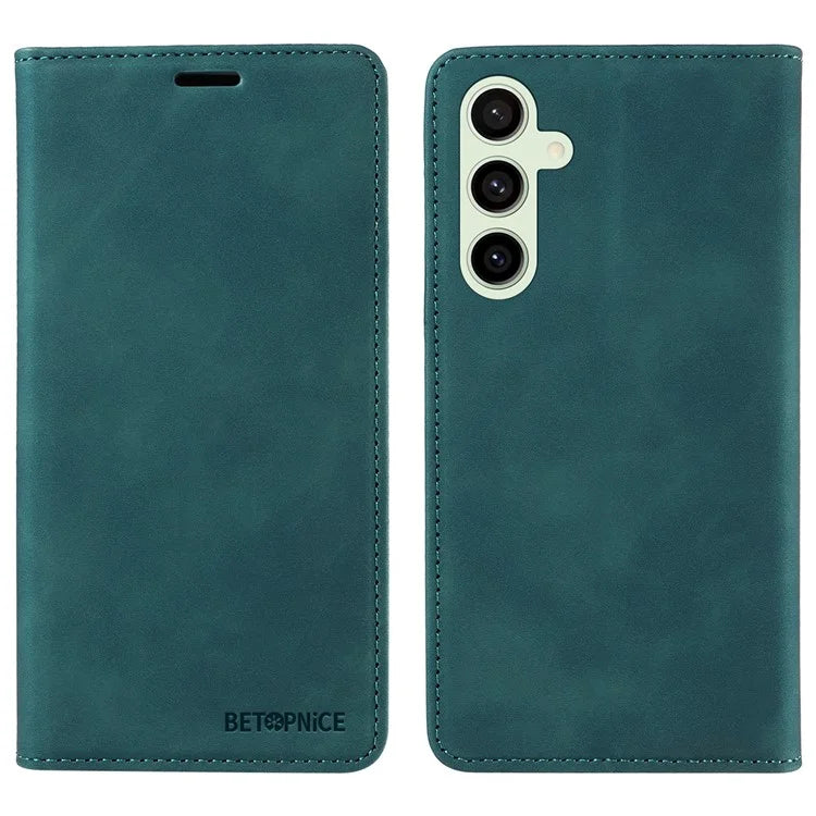 BETOPNICE 003 For Samsung Galaxy S24 FE Case RFID Blocking Wallet Leather Cover