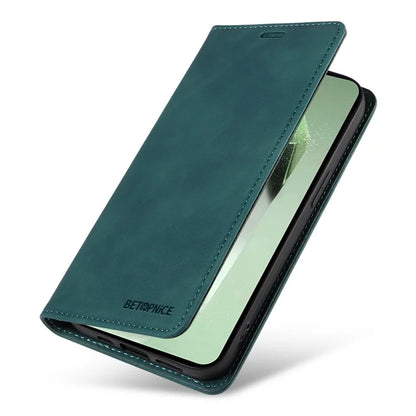 BETOPNICE 003 For Samsung Galaxy S24 FE Case RFID Blocking Wallet Leather Cover
