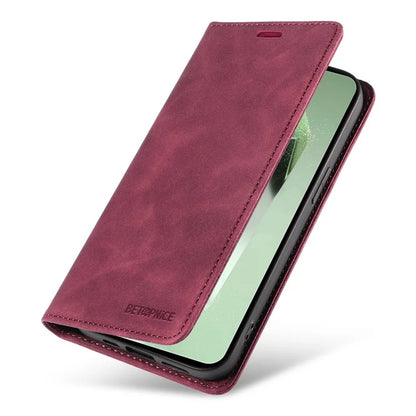 BETOPNICE 003 For Samsung Galaxy S24 FE Case RFID Blocking Wallet Leather Cover