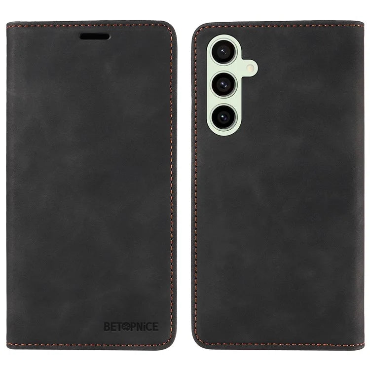 BETOPNICE 003 For Samsung Galaxy S24 FE Case RFID Blocking Wallet Leather Cover