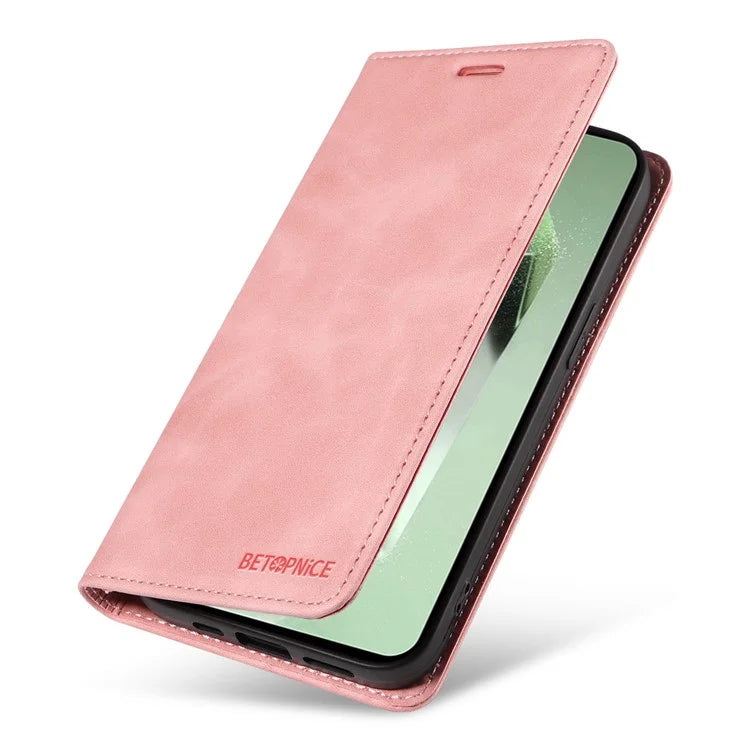 BETOPNICE 003 For Samsung Galaxy S24 FE Case RFID Blocking Wallet Leather Cover