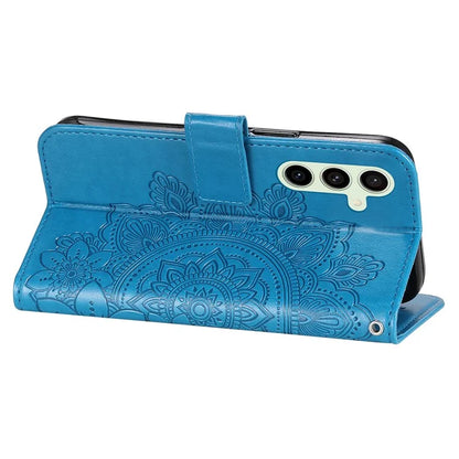 For Samsung Galaxy S24 FE Case Wallet Leather Phone Cover Flower Pattern