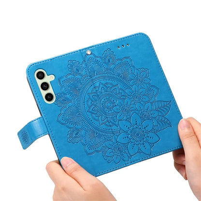 For Samsung Galaxy S24 FE Case Wallet Leather Phone Cover Flower Pattern