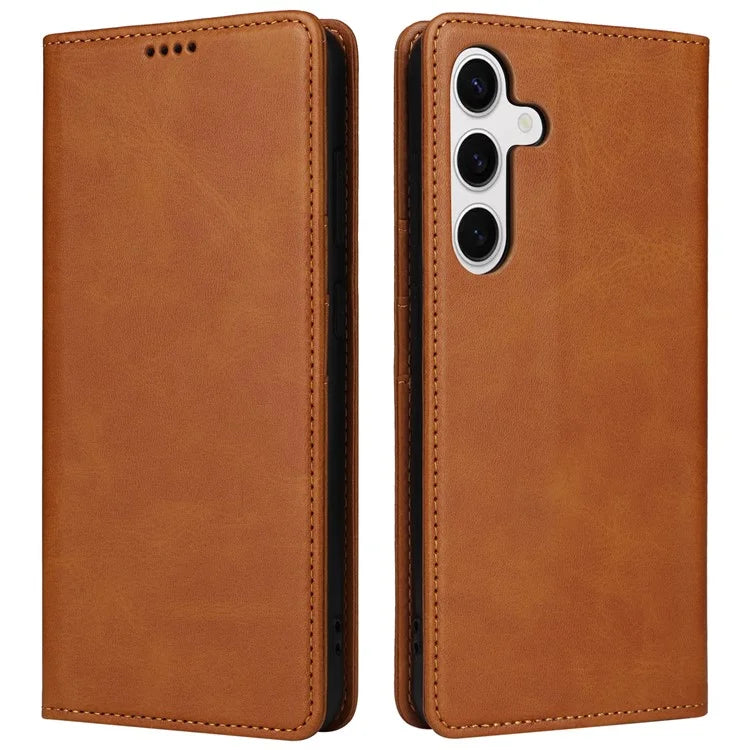 For Samsung Galaxy S24+ Case RFID Blocking PU Leather Flip Phone Cover