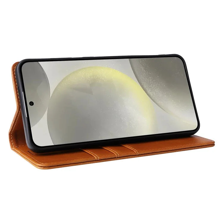 For Samsung Galaxy S24+ Case RFID Blocking PU Leather Flip Phone Cover