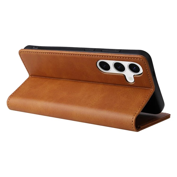 For Samsung Galaxy S24+ Case RFID Blocking PU Leather Flip Phone Cover
