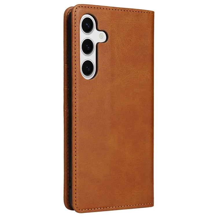 For Samsung Galaxy S24+ Case RFID Blocking PU Leather Flip Phone Cover
