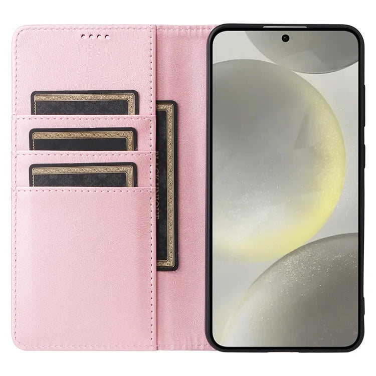 For Samsung Galaxy S24+ Case RFID Blocking PU Leather Flip Phone Cover