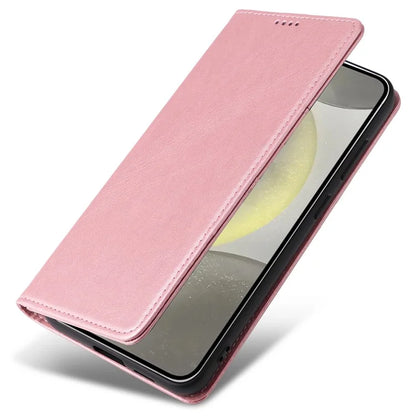 For Samsung Galaxy S24+ Case RFID Blocking PU Leather Flip Phone Cover