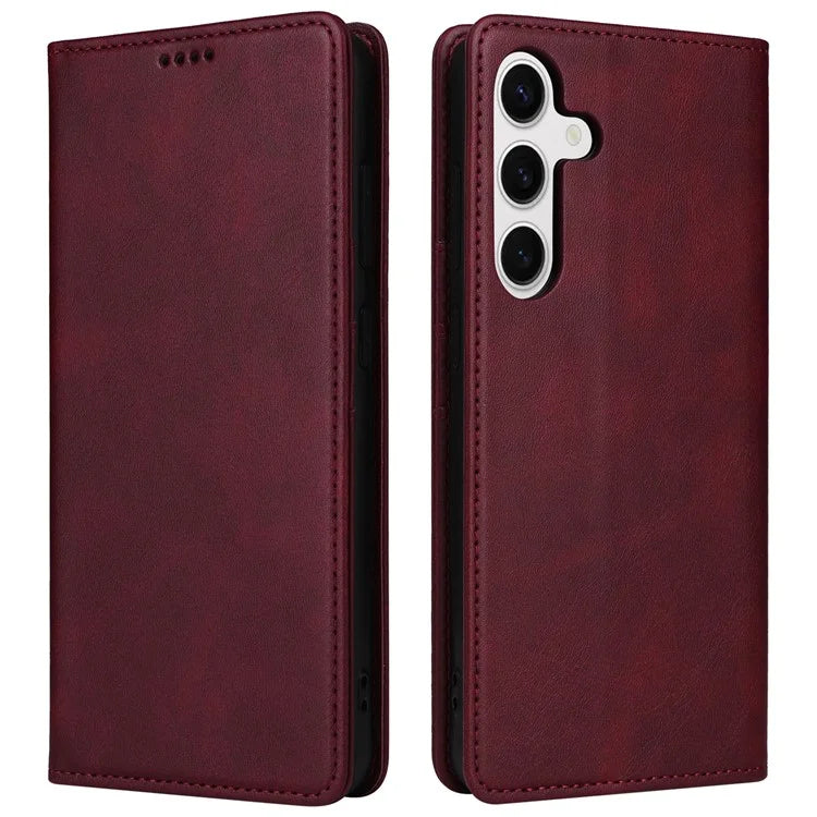 For Samsung Galaxy S24+ Case RFID Blocking PU Leather Flip Phone Cover