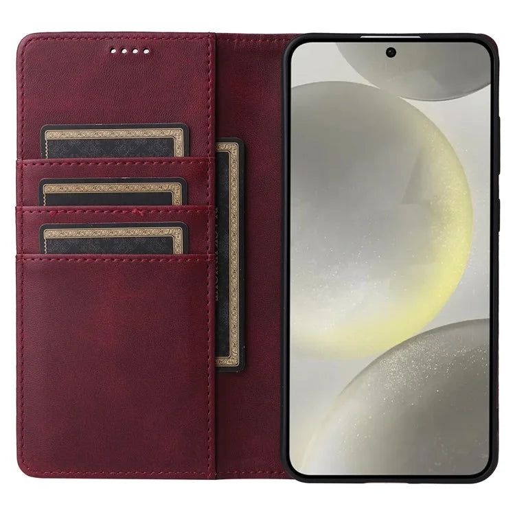 For Samsung Galaxy S24+ Case RFID Blocking PU Leather Flip Phone Cover
