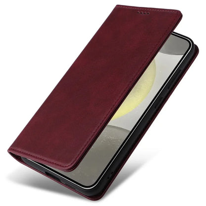 For Samsung Galaxy S24+ Case RFID Blocking PU Leather Flip Phone Cover