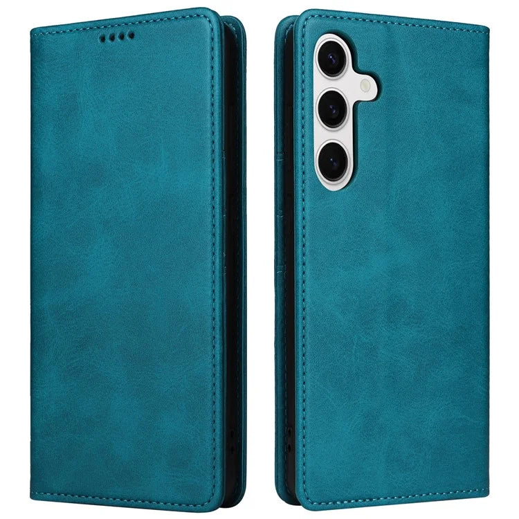 For Samsung Galaxy S24+ Case RFID Blocking PU Leather Flip Phone Cover