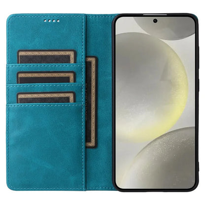 For Samsung Galaxy S24+ Case RFID Blocking PU Leather Flip Phone Cover