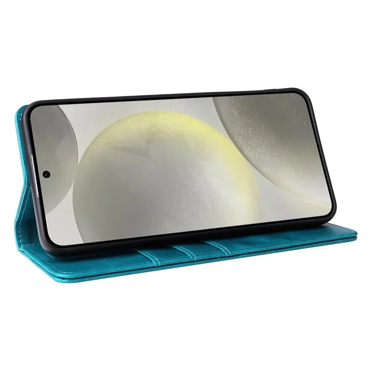 For Samsung Galaxy S24+ Case RFID Blocking PU Leather Flip Phone Cover