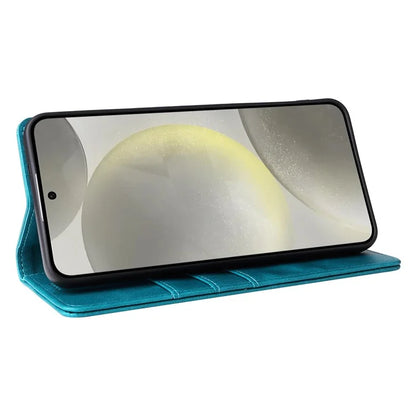 For Samsung Galaxy S24+ Case RFID Blocking PU Leather Flip Phone Cover