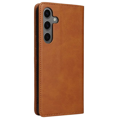 For Samsung Galaxy S24 Leather Case RFID Blocking Wallet Cover Magnetic Closing